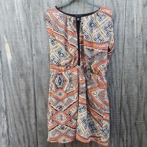Tribal Inspired Print Dress